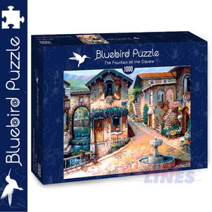 Bluebird THE FOUNTAIN ON THE SQUARE John O'Brien 1000pc Jigsaw Puzzle 70120