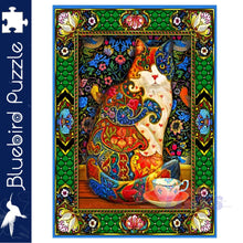 Load image into Gallery viewer, Bluebird PAINTED CAT Lewis T Johnson 1500pc Jigsaw Puzzle 70152
