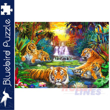 Load image into Gallery viewer, Bluebird FAMILY AT THE JUNGLE POOL Jan Patrik Kransy 1000pc Jigsaw Puzzle 70129
