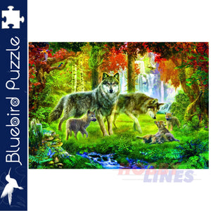Bluebird SUMMER WOLF FAMILY Jan Patrik Kransy 1000pc Jigsaw Puzzle 70156