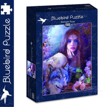 Load image into Gallery viewer, Bluebird MIDNIGHT ROSE Bente Schlick 1000pc Jigsaw Puzzle 70172
