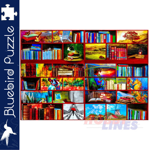 Bluebird THE LIBRARY THE TRAVEL SECTION 1000pc Jigsaw Puzzle 70212