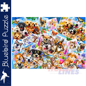 Bluebird SELFIE PET COLLAGE Robinson Howard 1000pc Jigsaw Puzzle 70283