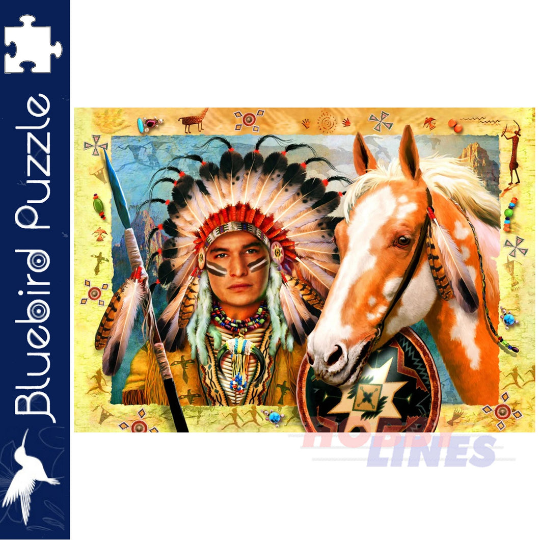 Bluebird INDIAN CHIEF Howard Robinson 1500pc Jigsaw Puzzle 70284
