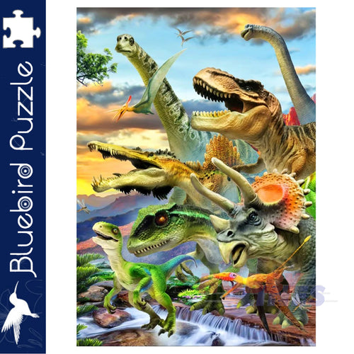 Bluebird DINO SUNSET Howard Robinson 1000pc Jigsaw Puzzle 70287