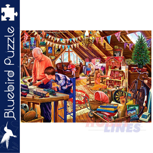 Bluebird ATTIC PLAYTIME Steve Crisp 1500pc Jigsaw Puzzle 70433