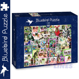 Bluebird CATS Barbara Behr 1500pc Jigsaw Puzzle 70471