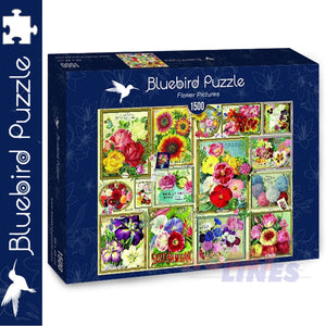Bluebird FLOWER PICTURES Barbara Behr 1500pc Jigsaw Puzzle 70474