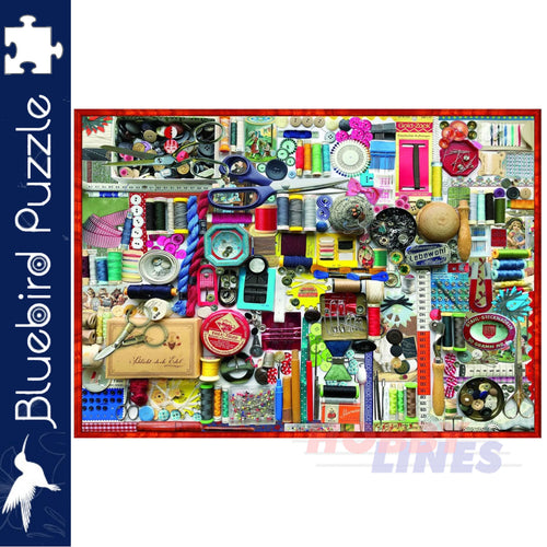 Bluebird SEWING KIT Barbara Behr 1000pc Jigsaw Puzzle 70479