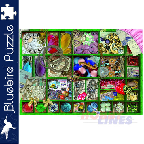 Bluebird GREEN COLLECTION Barbara Behr 1000pc Jigsaw Puzzle 70480