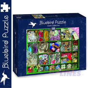 Bluebird GREEN COLLECTION Barbara Behr 1000pc Jigsaw Puzzle 70480