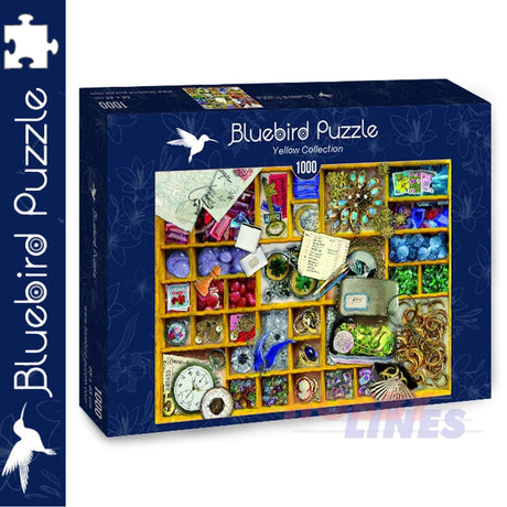 Bluebird YELLOW COLLECTION Barbara Behr 1000pc Jigsaw Puzzle 70483