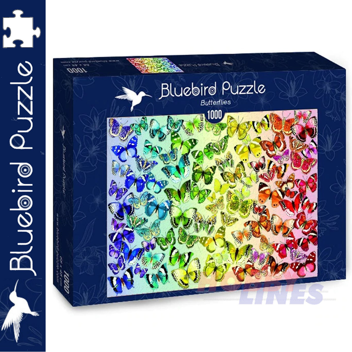 Bluebird BUTTERFLIES 1000pc Jigsaw Puzzle 70485