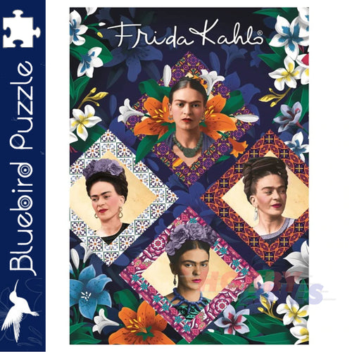 Bluebird FRIDA KAHLO Portrait Mexican Painter Artist 1000pc Jigsaw Puzzle 70490