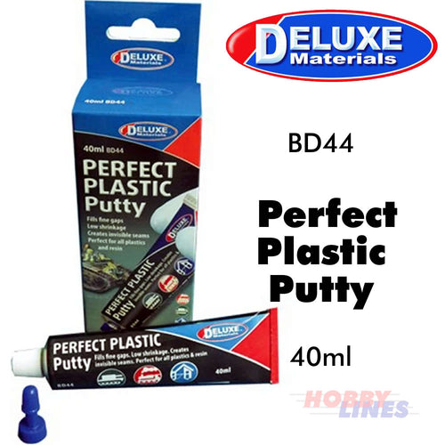 PERFECT PLASTIC PUTTY 40ml Super Fine Model Gap Filler BD44 Deluxe Materials