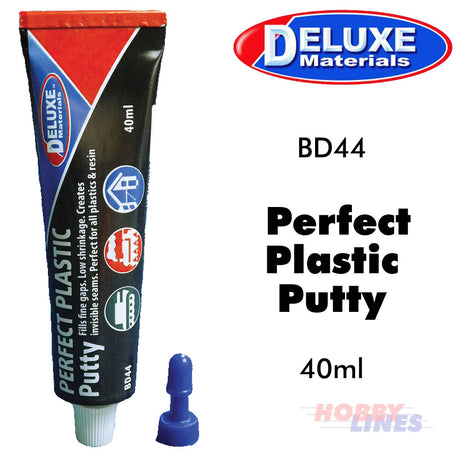 PERFECT PLASTIC PUTTY 40ml Super Fine Model Gap Filler BD44 Deluxe Materials