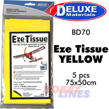 Load image into Gallery viewer, EZE TISSUE Strong Covering light weight balsa Aircraft models DELUXE MATERIALS
