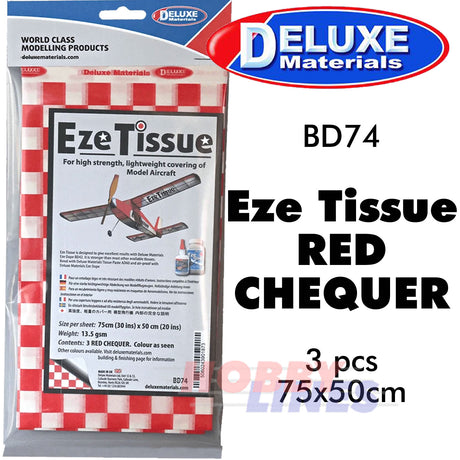 EZE TISSUE Strong Covering light weight balsa Aircraft models DELUXE MATERIALS