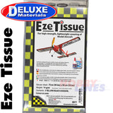 EZE TISSUE Yellow & Black Chequer 5 sheets Strong Aircraft BD77 DELUXE MATERIALS