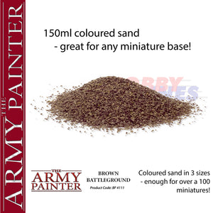 BATTLEFIELD BASING: BROWN BATTLEGROUND Diorama material Army Painter BF4111P