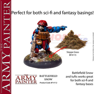 BATTLEFIELD BASING: SNOW BATTLEGROUND Diorama material Army Painter BF4112P