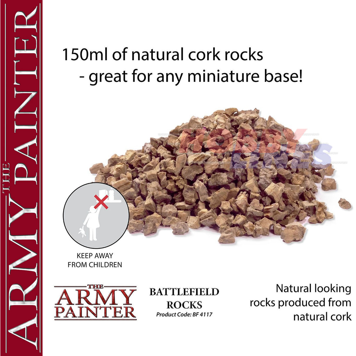 BATTLEFIELD BASING: BATTLEFIELD ROCKS Diorama material Army Painter BF4117P