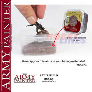 BATTLEFIELD BASING: BATTLEFIELD ROCKS Diorama material Army Painter BF4117P