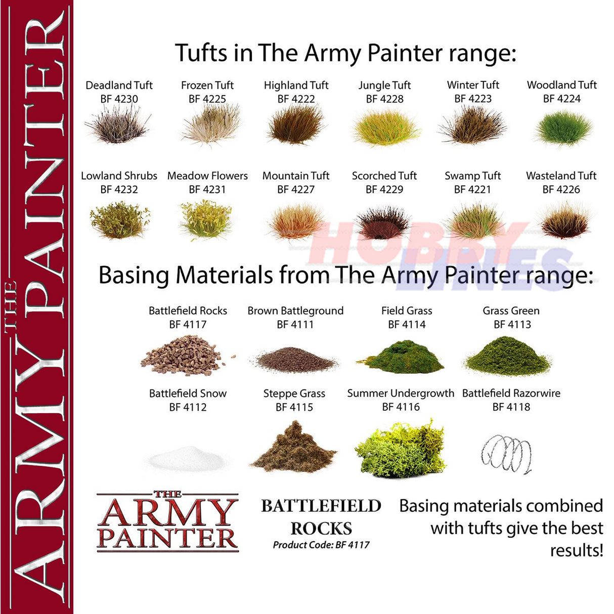 BATTLEFIELD BASING: BATTLEFIELD ROCKS Diorama material Army Painter BF4117P