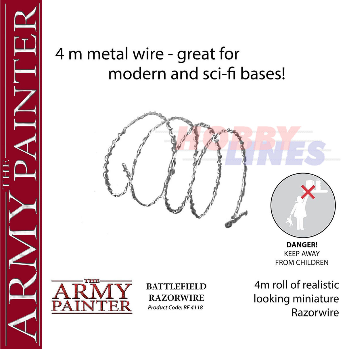 BATTLEFIELD RAZORWIRE 3m Diorama Basing material Army Painter BF4118P