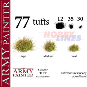 SWAMP TUFT 77 tufts Diorama Battlefield Basing material Army Painter BF4221P