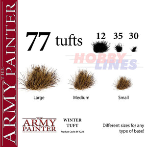 WINTER TUFT 77 tufts Diorama Battlefield Basing material Army Painter BF4223P