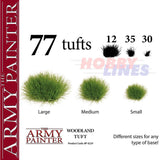WOODLAND TUFT 77 tufts Diorama Battlefield Basing material Army Painter BF4224P