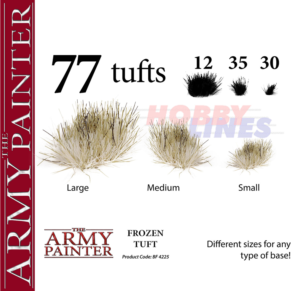 FROZEN TUFT 77 tufts Diorama Battlefield Basing material Army Painter BF4225P