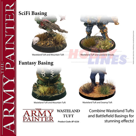 WASTELAND TUFT 77 tufts Diorama Battlefield Basing material Army Painter BF4226P