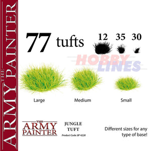 JUNGLE TUFT 77 tufts Diorama Battlefield Basing material Army Painter BF4228P