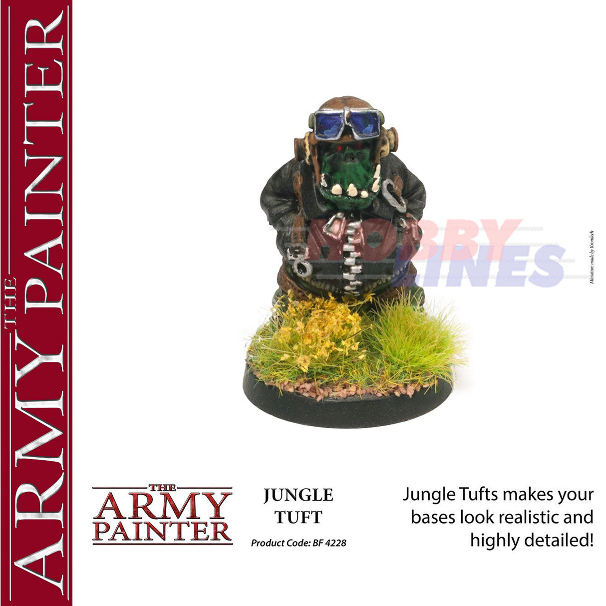 JUNGLE TUFT 77 tufts Diorama Battlefield Basing material Army Painter BF4228P