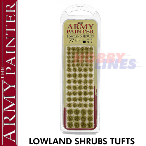 LOWLANDS SHRUBS TUFT 77 tufts Diorama Battlefield Basing Army Painter BF4227P