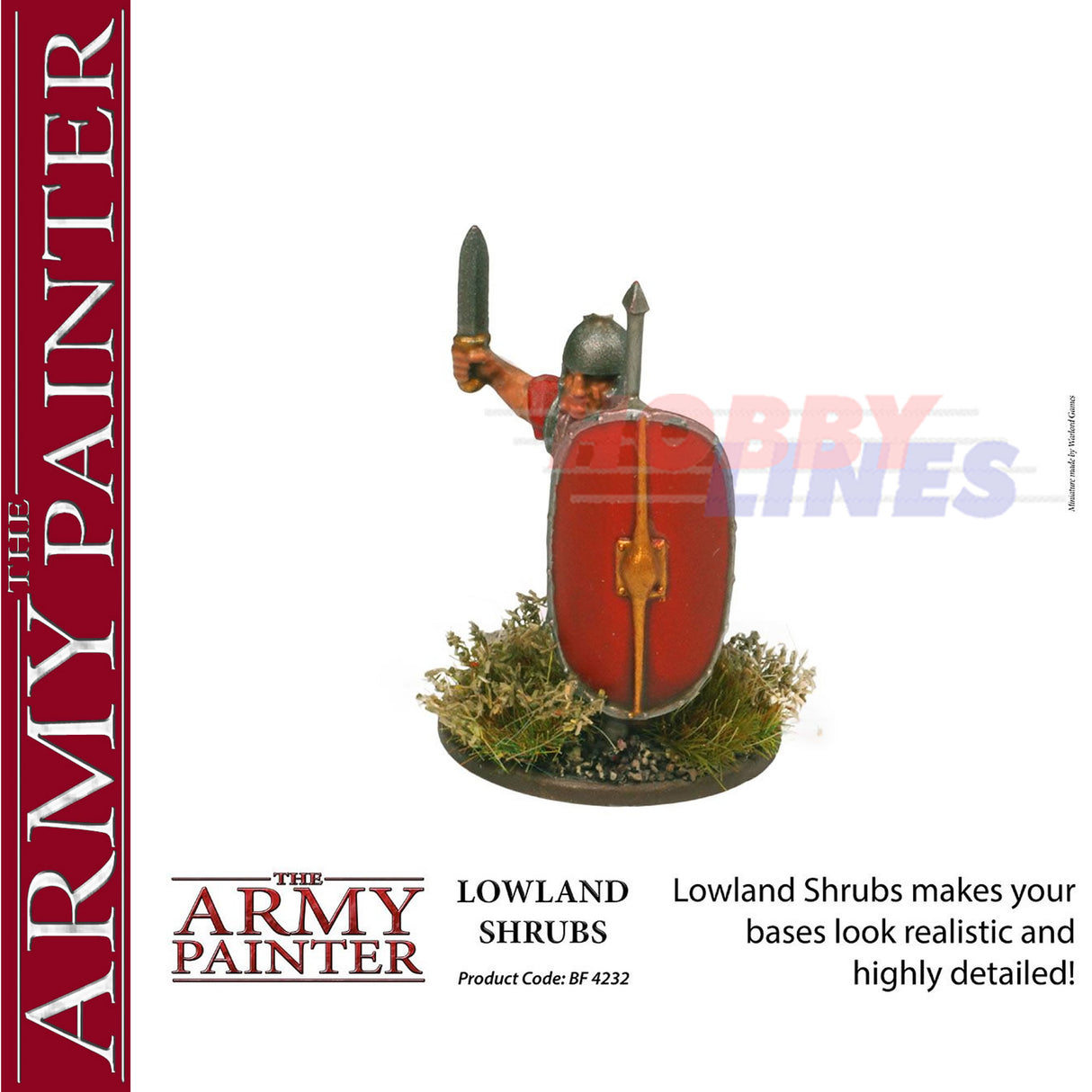 LOWLANDS SHRUBS TUFT 77 tufts Diorama Battlefield Basing Army Painter BF4227P