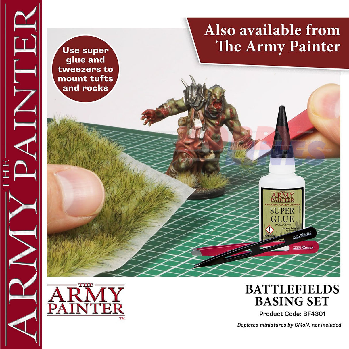 BATTLEFIELD BASING SET & Guide booklet Diorama material Army Painter BF4301P