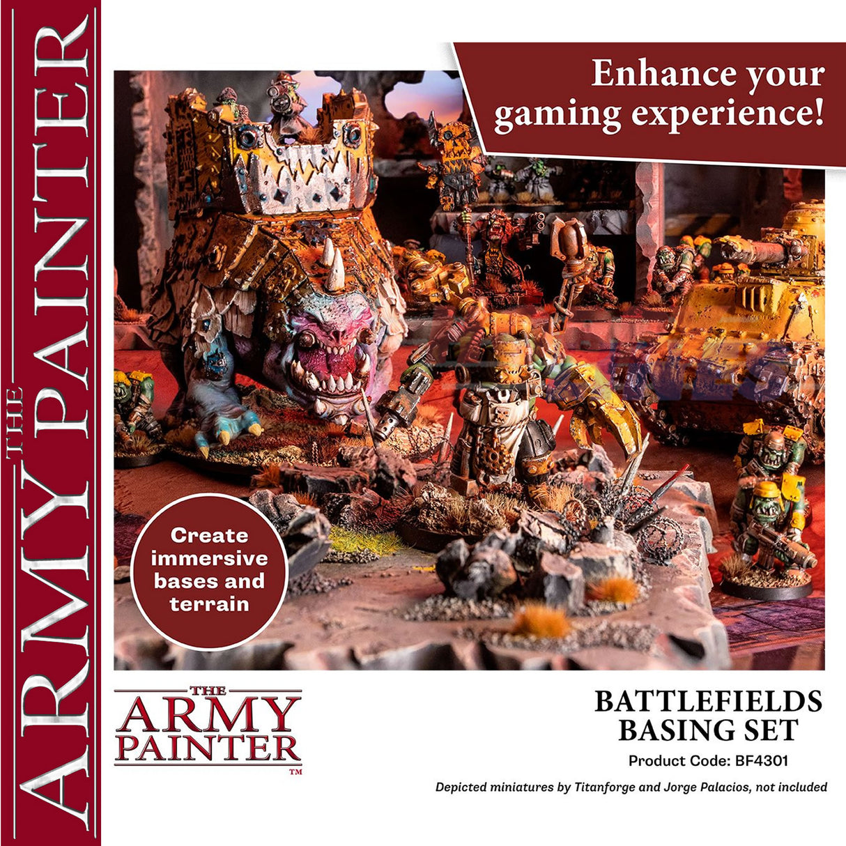 BATTLEFIELD BASING SET & Guide booklet Diorama material Army Painter BF4301P