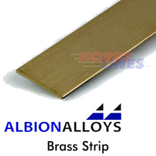 Load image into Gallery viewer, Brass Strip ALBION ALLOYS Precision Metal Model Materials Various Sizes BS
