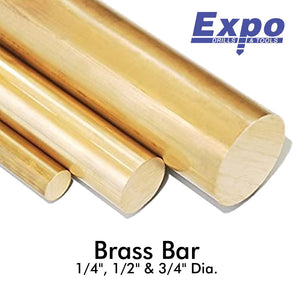 BRASS CZ121 Free Machining Bar 100mm lengths 1/4" 1/2" 3/4"  Unimat lathes etc