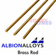 Round Brass Rod ALBION ALLOYS Precision Metal Model Materials Various Sizes BR