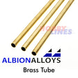 Brass Tube ALBION ALLOYS Precision Metal Model Materials Various Sizes BT1M BTM