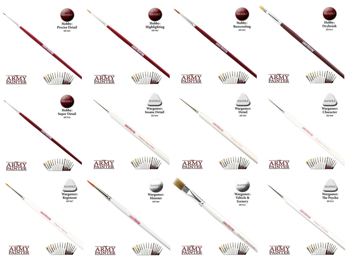 The Army Painter Brushes (Choose Your Brush) Model Paints Gaming