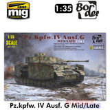 Pz.kpfw. IV Ausf. G Mid/Late - 2 in 1 Tank 1:35 model kit AMMO by Mig BT002