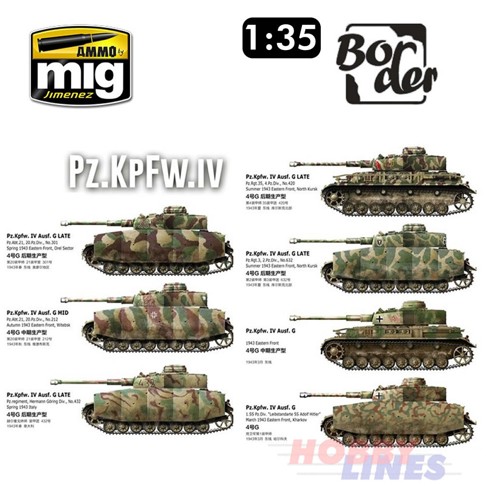 Pz.kpfw. IV Ausf. G Mid/Late - 2 in 1 Tank 1:35 model kit AMMO by Mig BT002