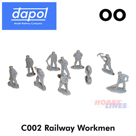 WORKMEN Model Railway figures KitMaster Kit Dapol OO Gauge C002