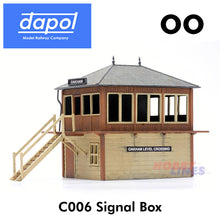 Load image into Gallery viewer, SIGNAL BOX Model Railway KitMaster building Kit Dapol OO Gauge C006
