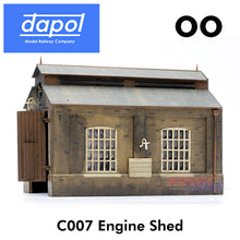 Load image into Gallery viewer, ENGINE SHED Model Railway KitMaster building Kit Dapol OO Gauge C007
